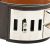 Hermès B Hermès Brown Dark Brown Calf Leather Palladium Plated And Collier de Chien Cuff Bracelet France