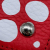 Louis Vuitton AB Louis Vuitton Red Calf Leather Yayoi Kusama Taurillon Infinity Dots Capucines Mini France