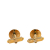 Louis Vuitton B Louis Vuitton Gold Gold Plated Metal Clou Rivet Cufflinks France