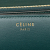 Celine B Celine Green Dark Green Calf Leather Medium skin Classic Box Italy