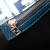 Fendi B Fendi Blue with Multi Canvas Fabric Zucca Multicolor Handbag Italy