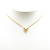 Louis Vuitton B Louis Vuitton Gold Gold Plated Metal Essential V Necklace Italy