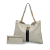 Gucci B Gucci White Calf Leather Large Web Rajah Tote Italy