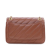 Chanel B Chanel Brown Lambskin Leather Leather Diagonal Quilted Lambskin CC Signature Flap Italy