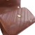 Chanel B Chanel Brown Lambskin Leather Leather Diagonal Quilted Lambskin CC Signature Flap Italy