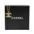 Chanel B Chanel Gold Gold Plated Metal CC Pendant Necklace France