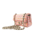 Chanel A Chanel Pink Light Pink Tweed Fabric Mini Classic Rectangular Flap Bag Italy