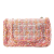 Chanel A Chanel Pink Light Pink Tweed Fabric Mini Classic Rectangular Flap Bag Italy