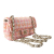 Chanel A Chanel Pink Light Pink Tweed Fabric Mini Classic Rectangular Flap Bag Italy