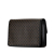 Celine AB Celine Black with Brown Coated Canvas Fabric Macadam Clutch Italy