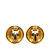 Chanel B Chanel Gold Gold Plated Metal CC Clip On Earrings France