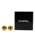 Chanel B Chanel Gold Gold Plated Metal CC Clip On Earrings France