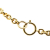 Chanel B Chanel Gold Gold Plated Metal CC Pendant Necklace France