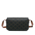 Celine AB Celine Brown Dark Brown Coated Canvas Fabric Triomphe Claude Shoulder Bag Italy