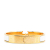 Hermès AB Hermès White with Gold Enamel Other Narrow Clic H Bracelet PM France