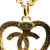 Chanel AB Chanel Gold Gold Plated Metal CC Heart Pendant Necklace France