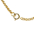 Chanel AB Chanel Gold Gold Plated Metal CC Heart Pendant Necklace France