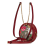 Gucci B Gucci Red with Multi Coated Canvas Fabric GG Supreme Flora Ophidia Round Backpack Italy