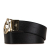 Gucci B Gucci Black Calf Leather 1973 Reversible Belt Italy