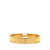 Hermès AB Hermès Yellow with Gold Enamel Other Narrow Clic H Bracelet PM France