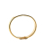 Hermès AB Hermès Yellow with Gold Enamel Other Narrow Clic H Bracelet PM France