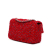 Chanel AB Chanel Red Tweed Fabric Mini Rectangular Classic Flap France