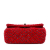 Chanel AB Chanel Red Tweed Fabric Mini Rectangular Classic Flap France