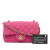 Chanel AB Chanel Pink Cotton Fabric Mini Rectangular Classic Jersey Single Flap France