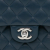 Chanel B Chanel Blue Dark Blue Lambskin Leather Leather Medium Classic Lambskin Double Flap France