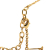 Louis Vuitton B Louis Vuitton Gold Gold Plated Metal LV Crystal Iconic Pendant Necklace Italy