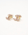 Chanel Coco Pink Rhinestone Earrings