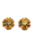 Chanel B Chanel Gold Gold Plated Metal Camellia Clip on Earrings France