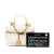 Chanel B Chanel White Ivory Caviar Leather Leather Mini Caviar Chain Zip Around Vanity Case France