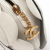 Chanel AB Chanel White Calf Leather CC skin Camellia Round Chain Bag Italy