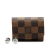 Louis Vuitton Silver Silver Bouton de Manchette Cufflinks And Damier Ebene Cufflinks Case France