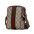 Gucci AB Gucci Brown Beige Coated Canvas Fabric Mini GG Supreme Ophidia Crossbody Italy