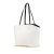 Prada B Prada White Canvas Fabric Canapa Banana Print Tote Italy