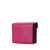 Fendi B Fendi Pink Dark Pink Calf Leather FF Diamonds Trifold Wallet Italy