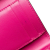 Fendi B Fendi Pink Dark Pink Calf Leather FF Diamonds Trifold Wallet Italy