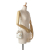 Christian Dior AB Dior White Lambskin Leather Leather Micro Lambskin Cannage Lady Dior Italy