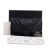 Chanel AB Chanel Black Goatskin Leather Jumbo Classic So Black Double Flap Italy