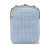 Fendi AB Fendi Blue Light Blue Knit Fabric Crochet Baguette Phone Bag Italy