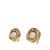 Chanel B Chanel Gold Gold Plated Metal Faux Pearl Clip on Earrings France