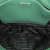 Prada AB Prada Green Calf Leather Spazzolato Cleo Shoulder Bag Italy