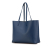 Saint Laurent AB Saint Laurent Blue Calf Leather East West Shopping Tote Italy