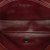 Chanel Red Bordeaux Lambskin Leather Leather Medium Washed Lambskin Studded Metal Beauty Flap Italy