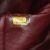 Chanel Red Bordeaux Lambskin Leather Leather Medium Washed Lambskin Studded Metal Beauty Flap Italy