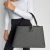 Louis Vuitton Capucines GM Woven Raffia and Leather Handbag Black & White