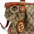 Gucci Interlocking Canvas 2-Ways Trunk Shoulder Bag Orange