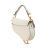 Christian Dior B Dior White Calf Leather Mini Saddle Italy